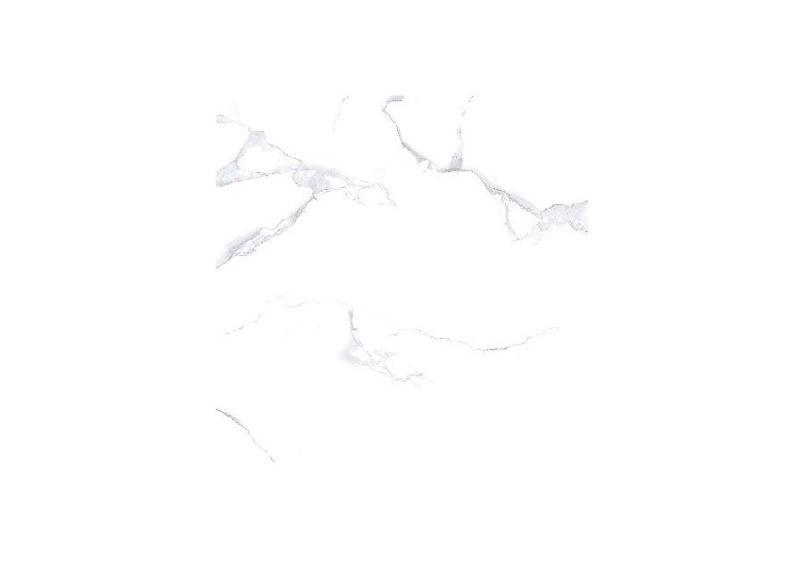 Zdjęcie: Gres szkliwiony White Marble Polished 60x60 cm Ceramika NETTO